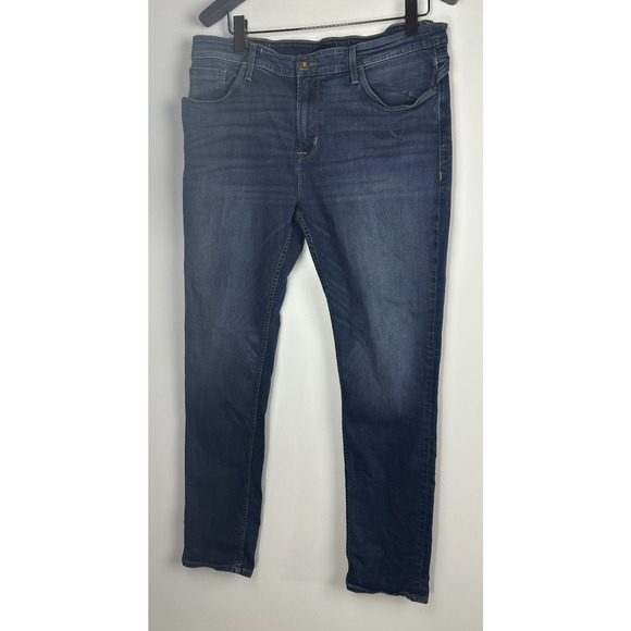 Hudson Jeans Other - Hudson Sartor Relaxed Skinny Jeans Stretchy Blue Denim Sandblasted Men's Size 38